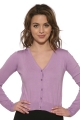 0101 Cropped Cardigan in Lavender