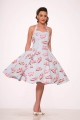4111 Car Hop Halter Dress
