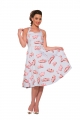 4111 Car Hop Halter Dress