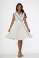 21952 White Swing Dress