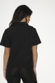 37100 Black White Poodle Top