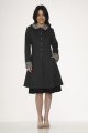 34521 Black Swing Coat